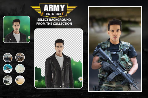 Army Photo Suit Editor Screen 3