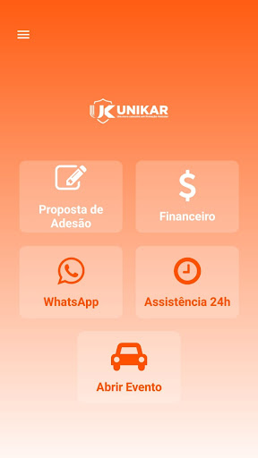 Android application Unikar Clientes screenshort
