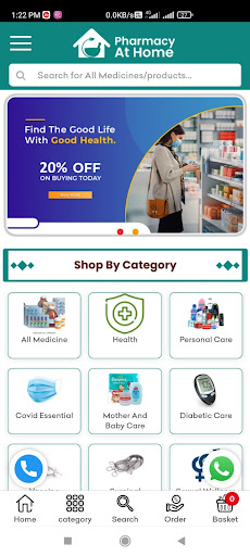 Pharmacy at home Screen 2