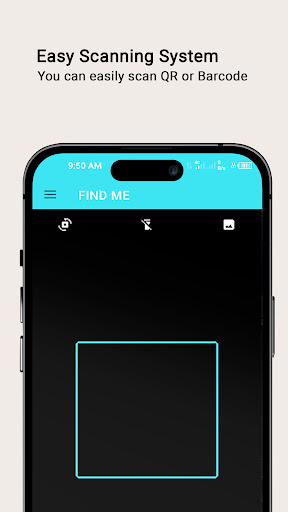Android application QR & Barcode Scanner- Find Me screenshort