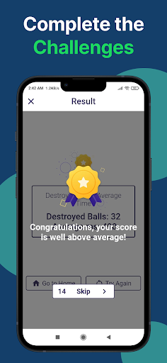 Human Benchmark Reflex Trainer Screen 2