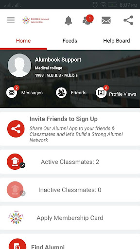 Alumni Association of SRIHER Screen 3