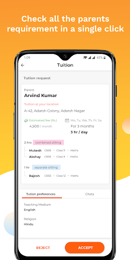 OTOO TUTOR- Find Students Near Screenshot 3 - AppWisp.com