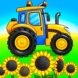 Icon image Tractor, car: kids farm games