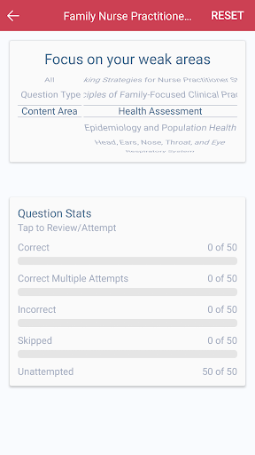 Screenshot of Family Nurse Practitioner Q&A
