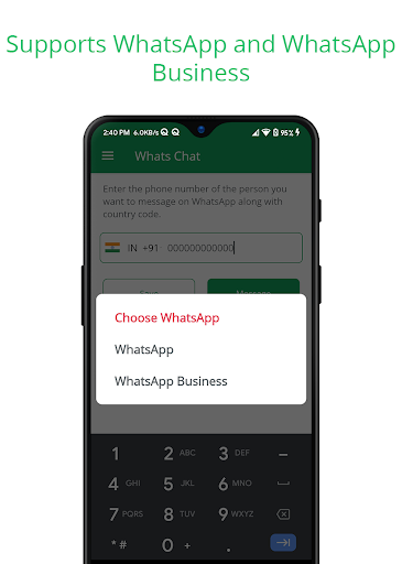 Whats Chat - Direct message Screen 2