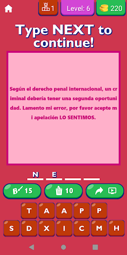 Sorry Quotes In Spanish App Screen 2