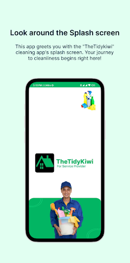 Android application TheTidyKiwi Partner screenshort