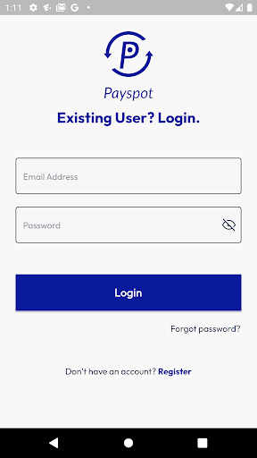 PaySpot Screen 2