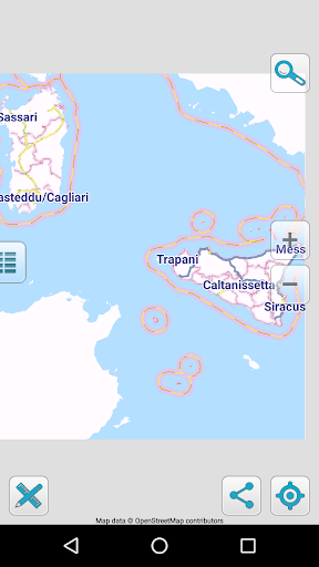 Map islands of Italy offline Screen 2