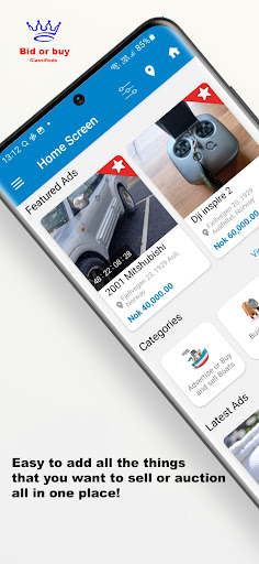 Android application Bid and Buy Advertising ads screenshort