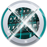 Blue Neon Keypad Art icon