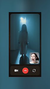 幽霊の怖いビデオ通話