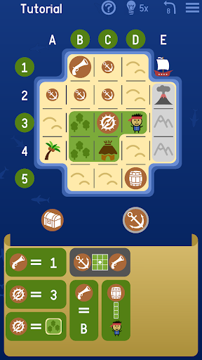 Android application Einstein Riddle Island Puzzle screenshort