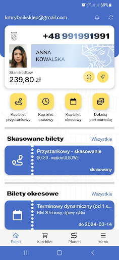 Android application Rybnicka mobilka screenshort