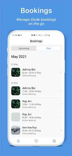Android application Oode screenshort