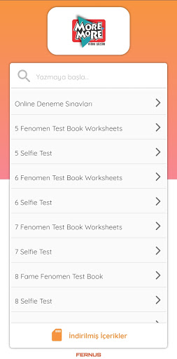 Android application More And More Video Çözüm screenshort