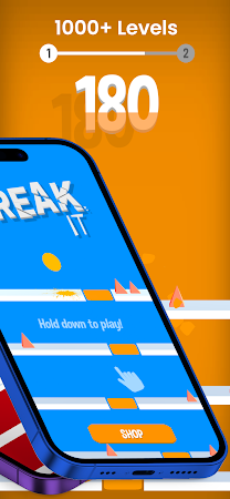 Game screenshot ヘリックスジャンプボールの色相ゲームカラー hack