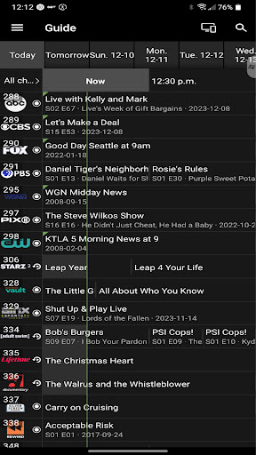Android application EH!TV screenshort