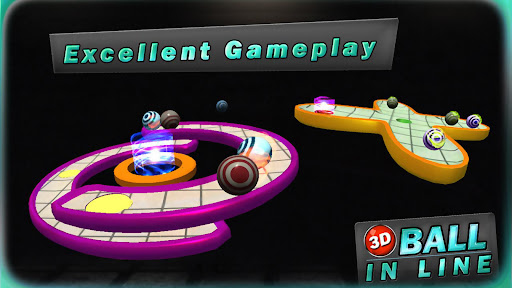 3D BALL IN LINE Screen 3