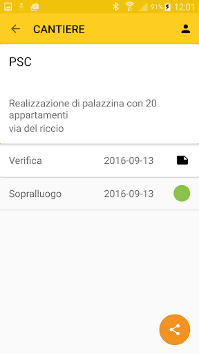 App Sicurezza Cantieri Screen 2