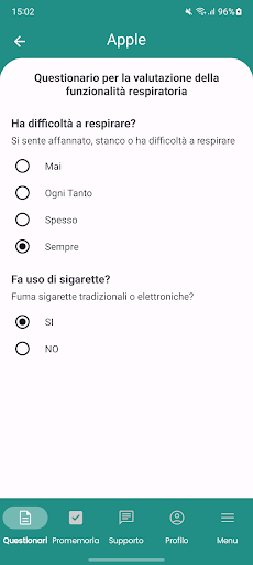 My Clinic Survey Screen 3