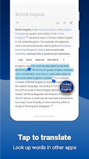 Oxford Dictionary of English Capture d'écran