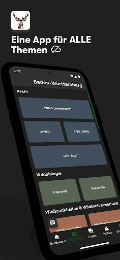 Android application Wildpfad screenshort