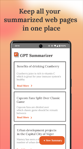 AI Web Summarizer Screen 3
