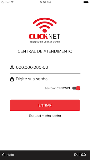 Android application Clicknet Guaraí screenshort