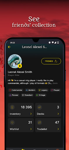 Screenshot of MTG Scanner - Dragon Shield