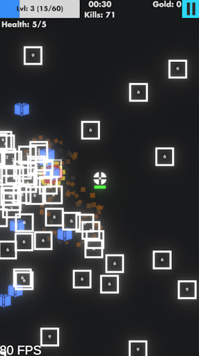 Android application Minimalist Survival Arena RPG screenshort