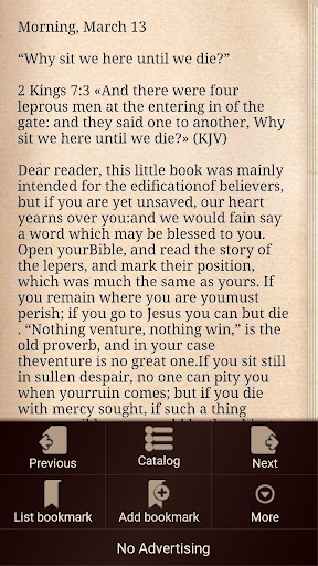 Morning and Evening Devotional Screen 2