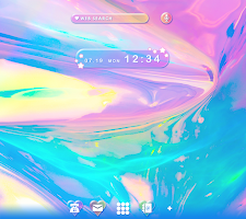 screenshot of Cute Hologram Theme