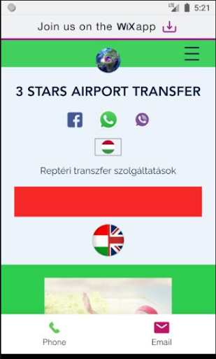 Transfer Services 3 Stars Buda Screenshot 3 - AppWisp.com
