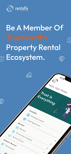 Android application rentofly screenshort