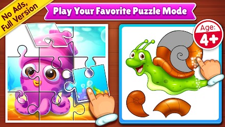 Puzzle Kids - Animals Shapes and Jigsaw Puzzles Screen 1