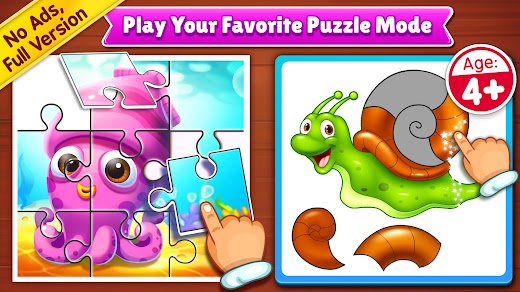 Android application Puzzle Kids - Animals Shapes and Jigsaw Puzzles screenshot