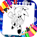 Soni coloring blue hedgehogs - Androidアプリ