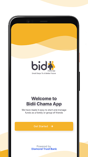 Android application Bidii Chama screenshort