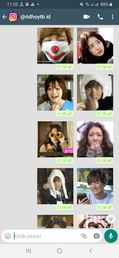 Stiker WA Flower Boy Neighbor Drakor WAStickerApps