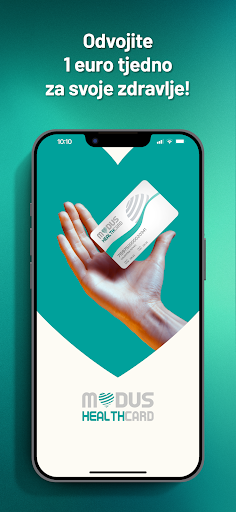 Android application Modus Health Card screenshort
