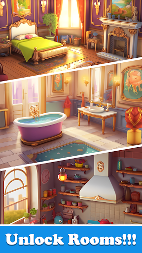 Android application Home Design Puzzle Match 3 screenshort