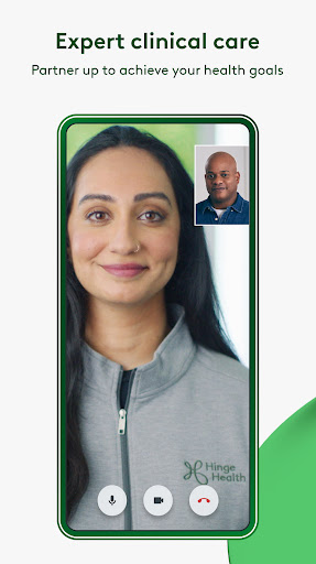 Screenshot of Hinge Health