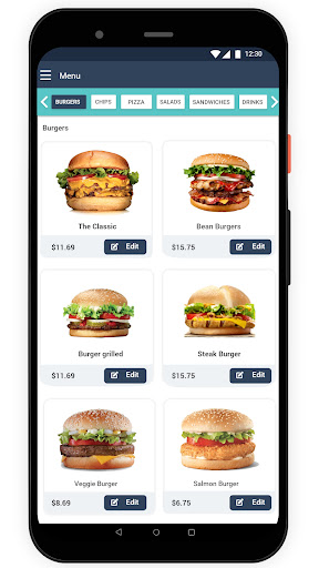 Restaurant Admin Screen 2