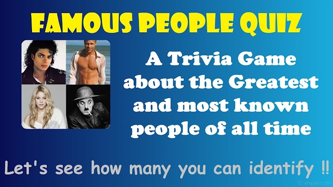 #1. Famous People QUIZ (Android) By: Hyper Brains