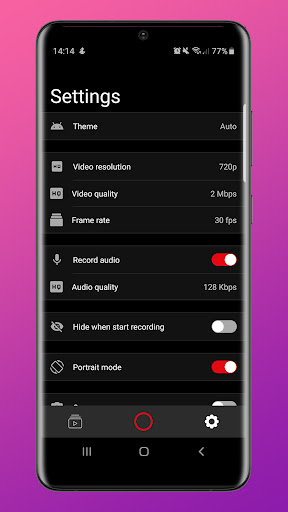 Screen recorder | Camera - Aud Screen 2