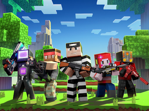 Cops N Robbers:Pixel Craft Gun - Action - games