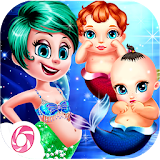 Mermaid Princess Baby Care icon