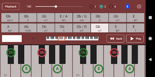 Piano Chords Master Screen 2